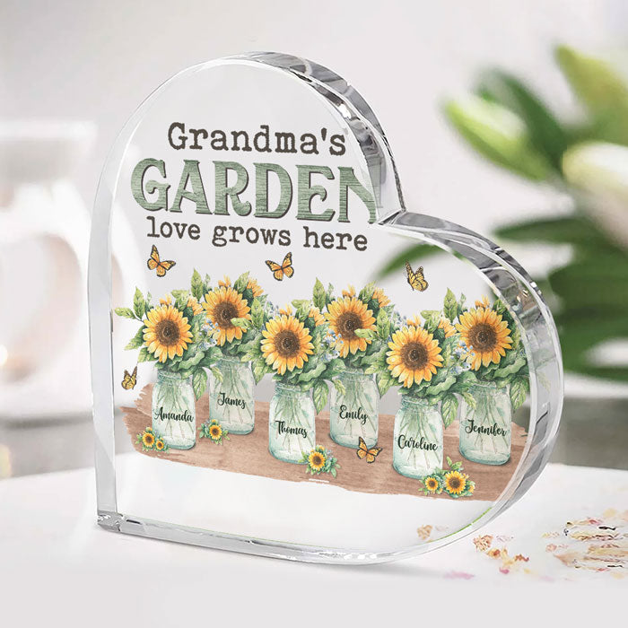 Grandma Birthday Gifts, Grandmother Gift Ideas - Grandpa Gifts - Mothers Day Gifts For Grandma From Grandkids - Nana Gifts - Mimi Gifts - Gifts For Dad Papa - Sunflower Acrylic Plaque