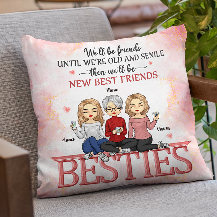 Custom Best Friends Pillows with Personalized Image, BFF Pillow
