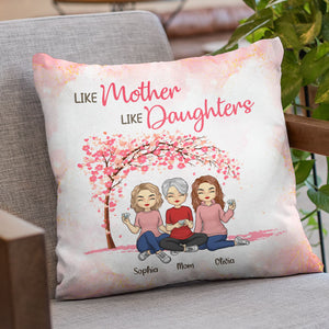 Best Friends Forever From The Heart - Family Personalized Custom Pillow - Mother's Day, Gift For Mom