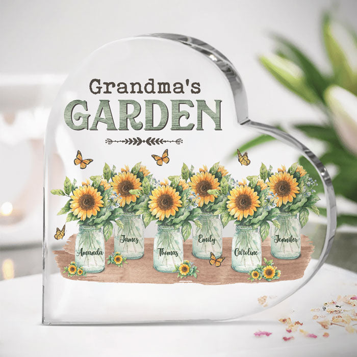 Grandma Birthday Gifts, Grandmother Gift Ideas - Grandpa Gifts - Mothers Day Gifts For Grandma From Grandkids - Nana Gifts - Mimi Gifts - Gifts For Dad Papa - Sunflower Acrylic Plaque