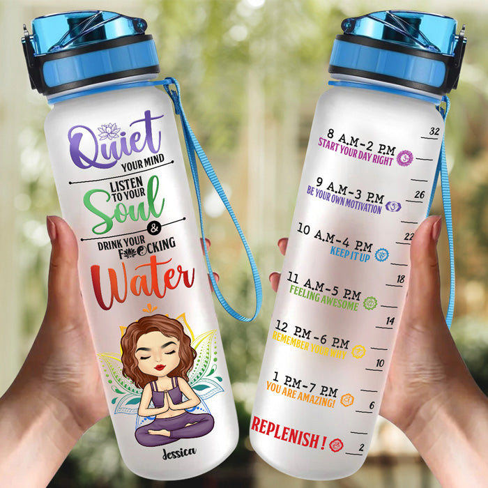 Custom Water Bottle Tracker Motivational Water Bottle With Straw Custom  Tumbler Personalized Water Bottle Water Bottle With Tracker 