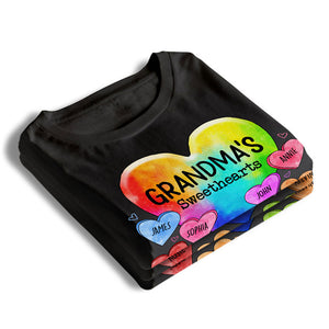 Nana's Sweethearts - Family Personalized Custom Unisex T-shirt, Hoodie, Sweatshirt - Mother's Day, Birthday Gift For Mom, Grandma