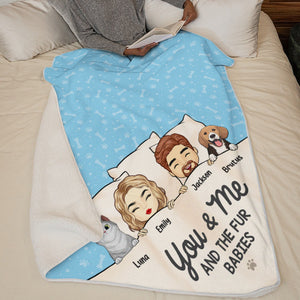 This Is Our Cuddling Blanket - Dog & Cat Personalized Custom Blanket - Gift For Pet Owners, Pet Lovers