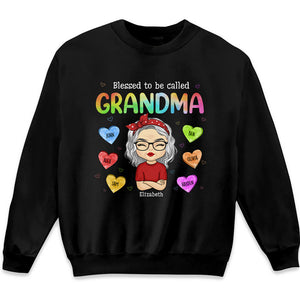 Blessed Great Grandma - Family Personalized Custom Unisex T-shirt, Hoodie, Sweatshirt - Mother's Day, Birthday Gift For Grandma