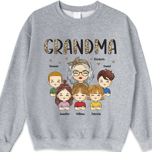 Just Call Me Grandma - Family Personalized Custom Unisex T-shirt, Hoodie, Sweatshirt - Mother's Day, Birthday Gift For Grandma