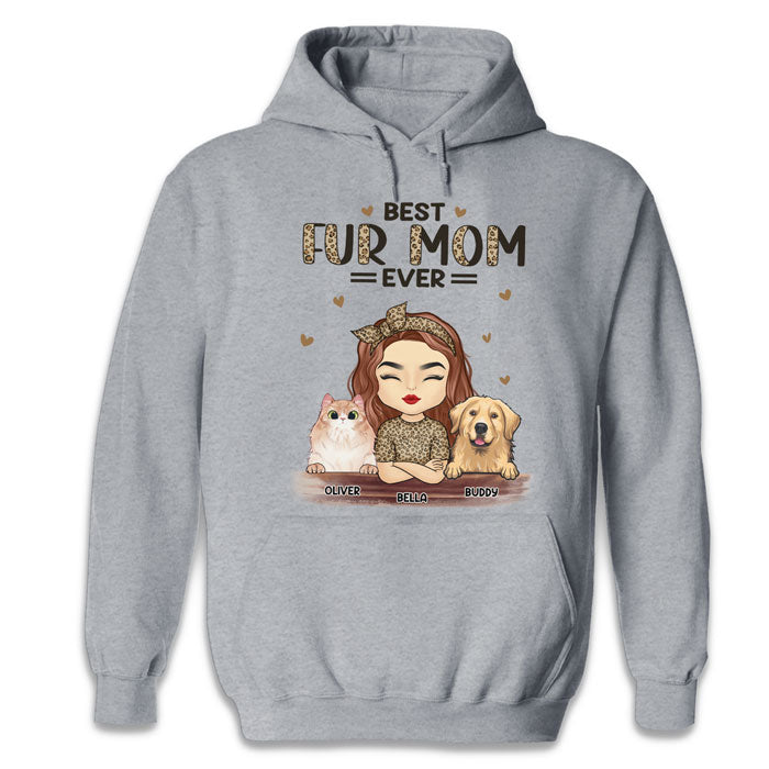 Best Dog Mom - Personalized Custom T-shirt - Dog Mom Mother's Day Gifts