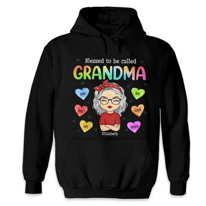 Blessed Great Grandma - Family Personalized Custom Unisex T-shirt, Hoodie, Sweatshirt - Mother's Day, Birthday Gift For Grandma