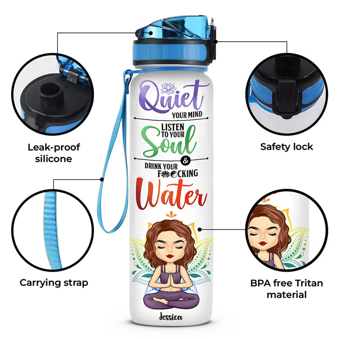 Custom Water Bottle Tracker Motivational Water Bottle With Straw Custom  Tumbler Personalized Water Bottle Water Bottle With Tracker 