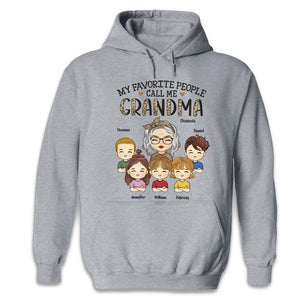Grandma, Abuela, Grammy, Mawmaw, Mimi, Mommy, Nana - That's How I'm Called - Family Personalized Custom Unisex T-shirt, Hoodie, Sweatshirt - Mother's Day, Birthday Gift For Grandma