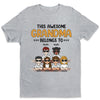 This Awesome Grandma Grandpa Belongs To Cool Kids - Family Personalized Custom Unisex T-shirt, Hoodie, Sweatshirt - Birthday Gift For Grandma, Grandpa