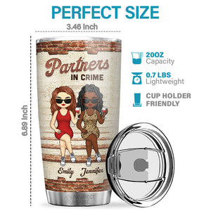 Best Friends Don't Judge Each Other - Bestie Personalized Custom Tumbler - Gift For Best Friends, BFF, Sisters