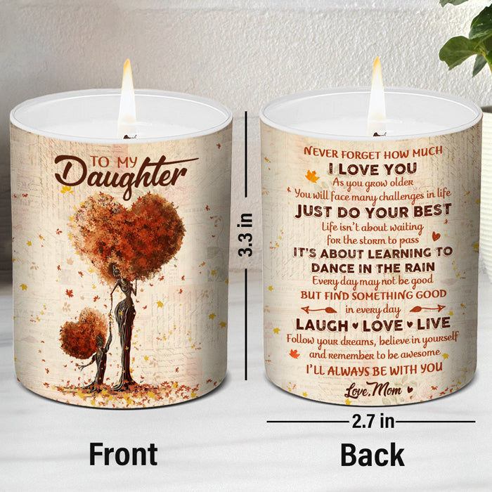 Long Distance Relationship Gift for Mom & Daughter Soy Wax Candle