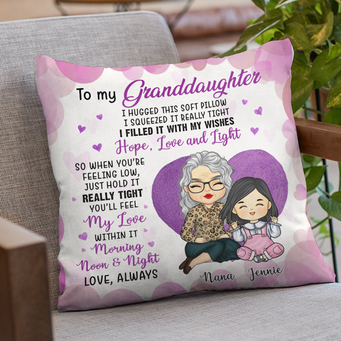 You’ll Feel My Love Within This Pillow - Family Personalized Custom Pillow - Gift For Grandchildren