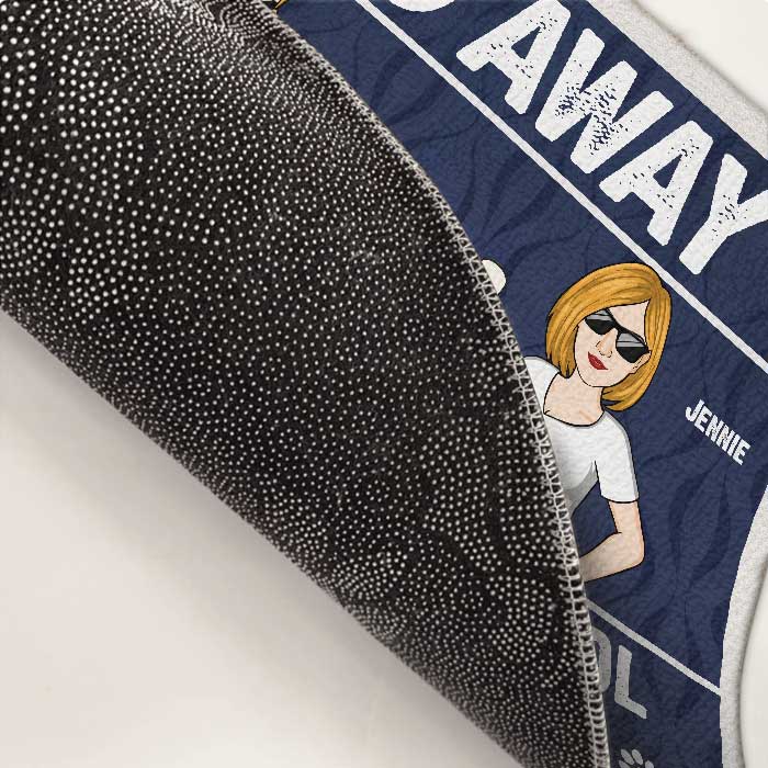 Go Away If You Don't Have Pet Treats - Dog & Cat Personalized Custom Decorative Mat - Gift For Pet Owners, Pet Lovers