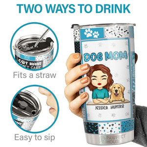 You Had Me At Woof - Dog Personalized Custom Tumbler -  Mother's Day, Birthday Gift For Pet Owners, Pet Lovers