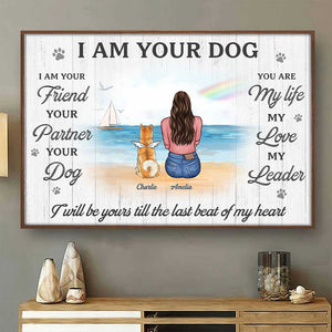 I'm Your Friend, Your Partner, Your Dog - Dog Personalized Custom Horizontal Poster - Gift For Pet Owners, Pet Lovers