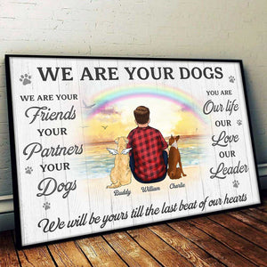 I'm Your Friend, Your Partner, Your Dog - Dog Personalized Custom Horizontal Poster - Gift For Pet Owners, Pet Lovers