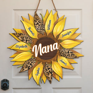 Nana Gifts, Mothers Day Gifts, 50th, 60th, 70th Birthday Gifts for Women, Sunflower Gifts for Women, Grandma Gift Ideas, Kitchen Wall Art, Room Decor for Women, House Warming Gifts