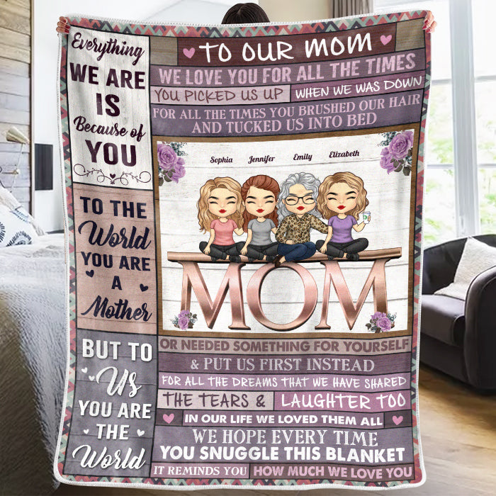 My Dear Mom I Need To Say I Love You - Family Personalized Custom Blan -  Pawfect House