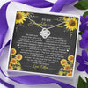 My Dear, You Are Truly The Answer - Family Love Knot Necklace - Gift For Daughter-In-Law