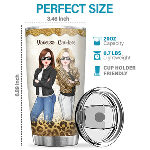 Bestie You Are The She To My Nanigans - Bestie Personalized Custom Tumbler - Gift For Best Friends, BFF, Sisters