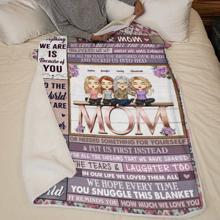 We Love You, Mom - Personalized Custom Blanket - Gift For Family, Chri -  Pawfect House ™