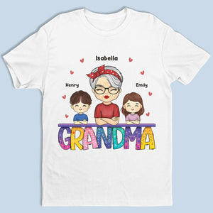 Grandma Life - A Life Worth Living - Family Personalized Custom Unisex T-shirt, Hoodie, Sweatshirt - Mother's Day, Birthday Gift For Grandma