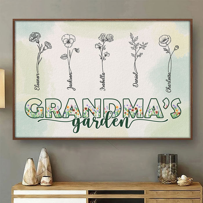 Mom's Garden Custom Art