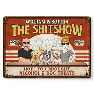 Welcome To The Special Show - Dog Personalized Custom Home Decor Metal Sign - House Warming Gift For Pet Owners, Pet Lovers