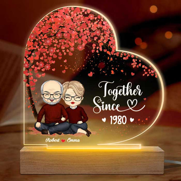 I'm Yours Together Since - Couple Personalized Custom Heart Shaped 3D -  Pawfect House