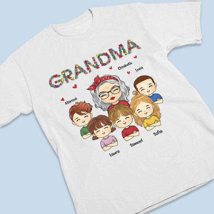 Just Call Me Granny - Family Personalized Custom Unisex T-shirt, Hoodie, Sweatshirt - Mother's Day, Birthday Gift For Grandma
