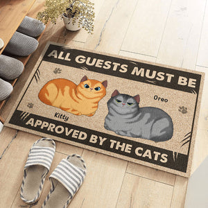 The Cats Are In Charge - Cat Personalized Custom Decorative Mat - Gift For Pet Owners, Pet Lovers