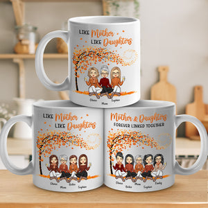 Like Mother Like Daughter - Family Personalized Custom Mug - Mother's Day, Birthday Gift For Mom From Daughter