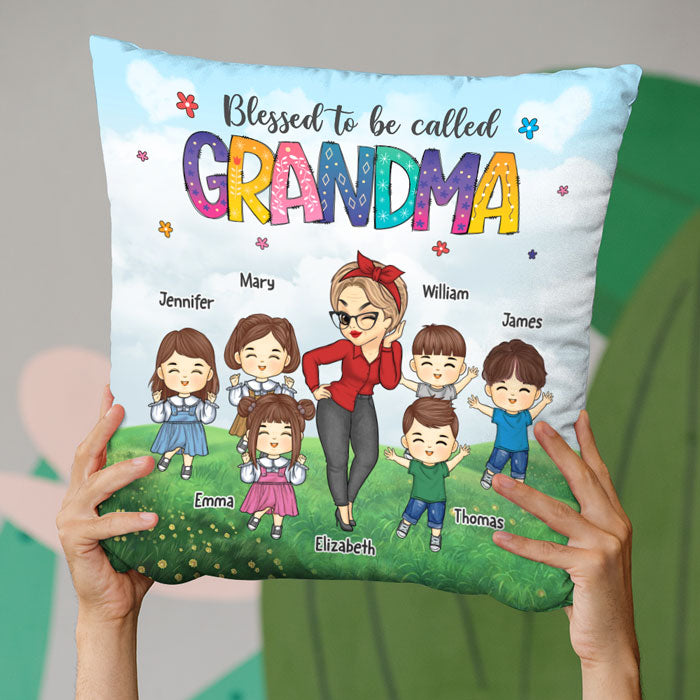 Custom Family Pillow, Personalized Pillows, Custom Gift for Grandma -  PersonalFury