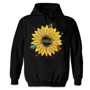 Nana, Shine Bright Like A Flower - Family Personalized Custom Unisex T-shirt, Hoodie, Sweatshirt - Mother's Day, Birthday Gift For Grandma