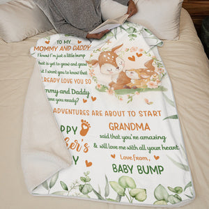 I Already Love You - Family Personalized Custom Baby Blanket - Baby Shower Gift, Gift For First Mom