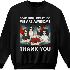 We Are Awesome - Family Personalized Custom Unisex T-shirt, Hoodie, Sweatshirt - Mother's Day, Birthday Gift For Mom