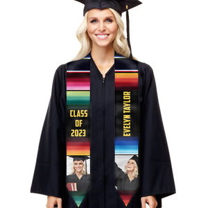 I'm Proud To Be A New Graduate - Personalized Custom Graduation Stole - Upload Image, Graduation Gift
