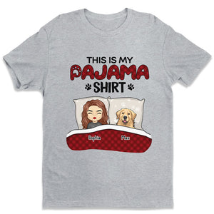 T-shirt unisexe personnalisé « This Is My Pajama » pour chien et chat, sweat-shirt à capuche, cadeau idéal pour les propriétaires et les amoureux des animaux.