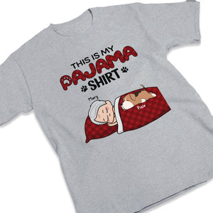 Human & Dog Pajama Shirt - Dog Personalized Custom Unisex T-shirt, Hoodie, Sweatshirt - Gift For Pet Owners, Pet Lovers