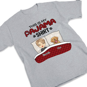 T-shirt unisexe personnalisé « This Is My Pajama » pour chien et chat, sweat-shirt à capuche, cadeau idéal pour les propriétaires et les amoureux des animaux.