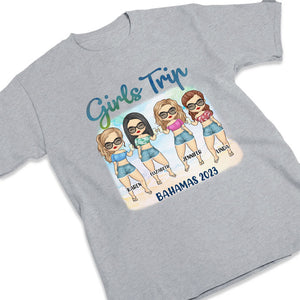Girls Trip, Summer Vacation - Gift For Bestie, Personalized Unisex T-shirt