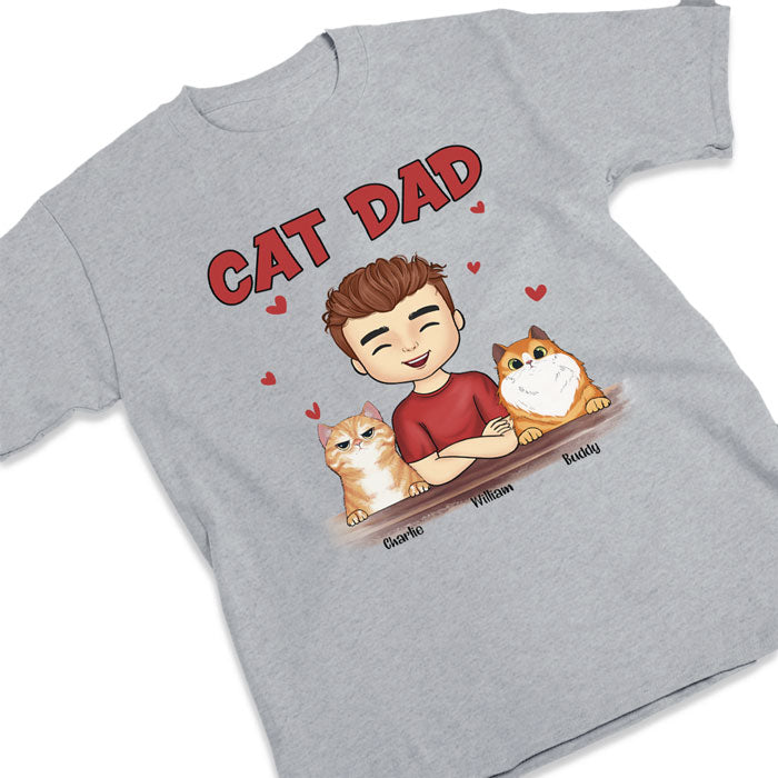 World's Best Fur Dad - Dog & Cat Personalized Custom Unisex T-shirt, Hoodie, Sweatshirt - Gift For Pet Owners, Pet Lovers