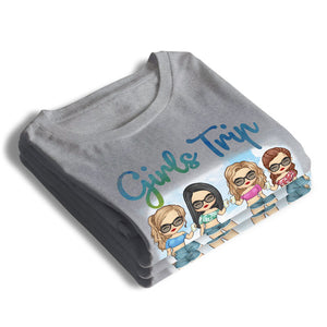 Girls Trip, Summer Vacation - Gift For Bestie, Personalized Unisex T-shirt