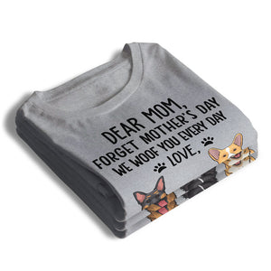 We Woof You Every Day - Dog Personalized Custom Unisex T-shirt, Hoodie, Sweatshirt - Mother's Day, Birthday Gift For Pet Owners, Pet Lovers