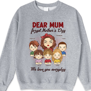 We Love You Everyday - Family Personalized Custom Unisex T-shirt, Hoodie, Sweatshirt - Mother's Day Gift For Mom