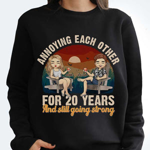 Annoying Each Other And Still Going Strong - Personalized Unisex T-Shirt, Hoodie, Sweatshirt - Gift For Couple, Husband Wife, Anniversary, Engagement, Wedding, Marriage Gift