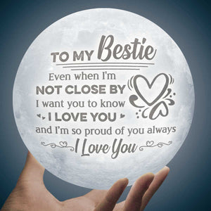 I'm So Proud Of You - Moon Lamp - Gift For Bestie, Best Friend, Sister, Birthday Gift For Bestie And Friend, Christmas Gift
