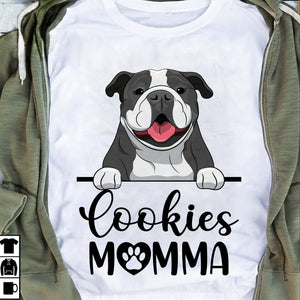 DOG'S MOMMA - PERSONALIZED CUSTOM UNISEX T-SHIRT.