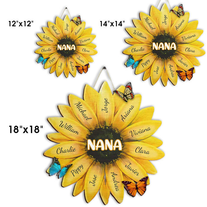 Custom Nana Gifts, Grandma's Garden Sign With Kids Names, Personalized Gifts  For Grandma On Mother's Day - Best Personalized Gifts For Everyone